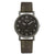 Jhui Leather Strap Quartz Wristwatch